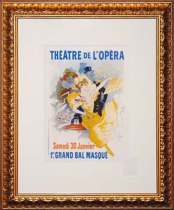 Jules Chéret, Grand Bal Masque, 1896
Original Lithograph from "Les Maitres de l'Affiche" series, 15 3/4 x 11 3/8 inches