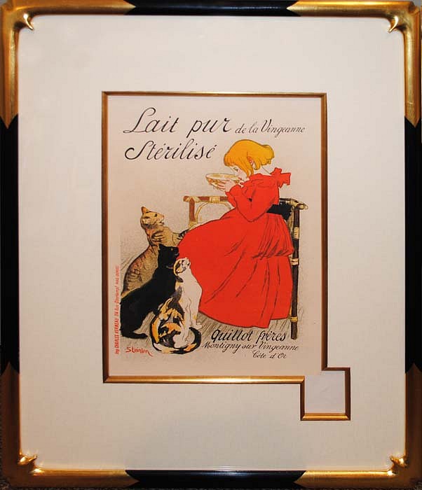 Theophile Alexandre Steinlen, Sterilized Milk from the Vingeanne, 1894
Original Lithograph from "Les Maitres de l'Affiche" series, 15 3/4 x 11 3/8 inches