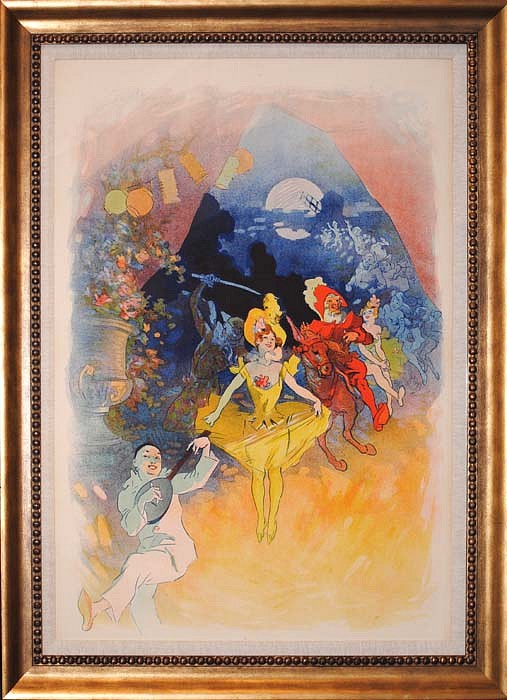 Jules Chéret, Musée Grevin, Theatre Les Fantoches, ca. 1900
Lithograph in Color, 48 x 34 inches