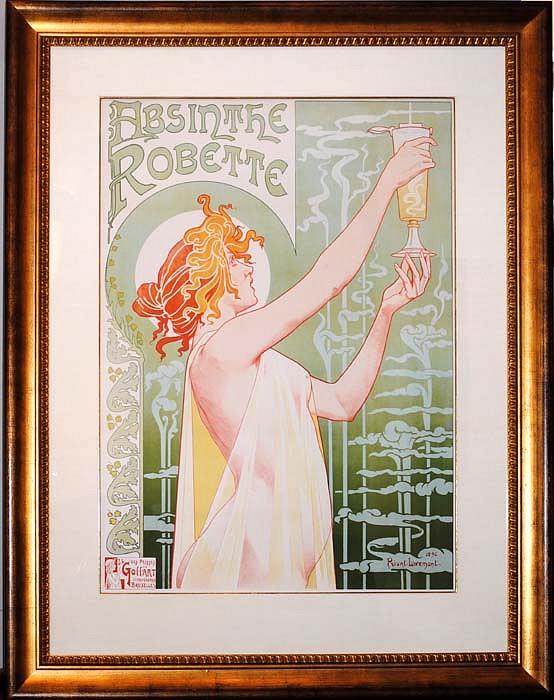 Henri Privat-Livemont, Absinthe Robette, ca. 1896
Color Lithograph, 43 1/4 x 31 1/4 inches