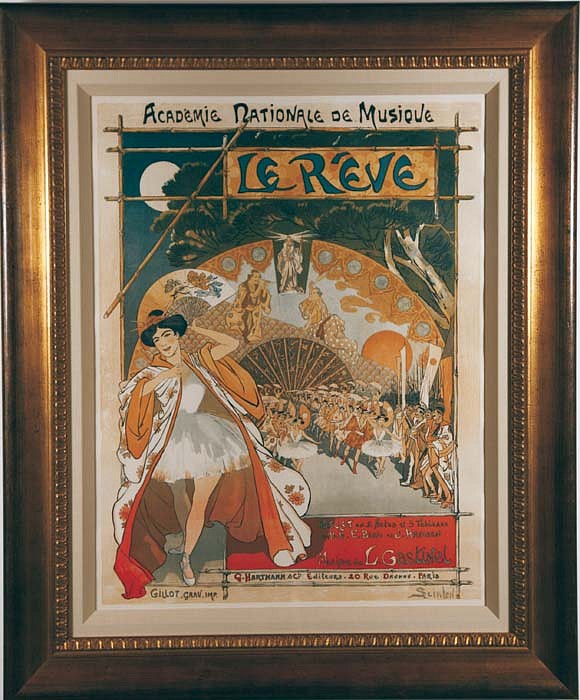 Theophile Alexandre Steinlen, Academie National de Musique - Le Reve, ca. 1900
Color Lithograph on Wove Paper, 35 1/2 x 25 inches