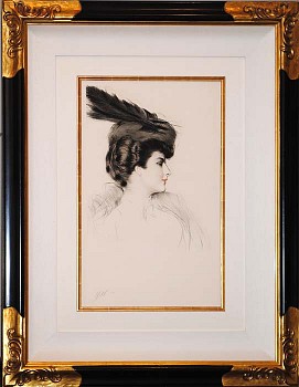 Paul César Helleu - Paul César Helleu La Dame a la Toque