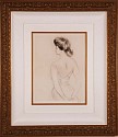 Paul César Helleu, La Femme du Dos (Woman from the Back)
ca. 1900, Drypoint in Colors