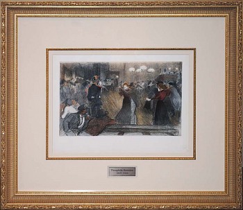 Theophile Alexandre Steinlen -&nbsp;Theophile Alexandre Steinlen Bal de Barriere