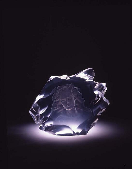 Frederick Hart, Illuminata I, 1997
Clear Acrylic Resin, 12 1/2 x 15 x 4 inches