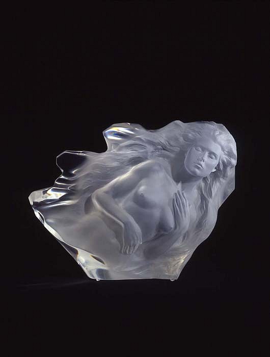 Frederick Hart, Eve, 1991
Clear Acrylic Resin Sculpture, 13 1/2 x 18 x 5 inches