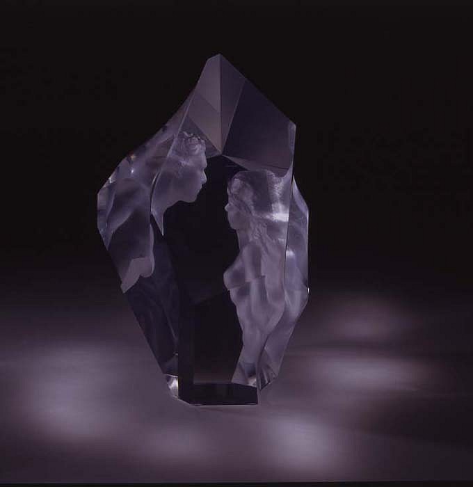 Frederick Hart, Prologue, 2000
Clear Acrylic Resin Sculpture, 10 1/2 x 7 1/2 x 8 inches