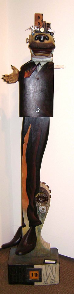 Markus Pierson, Pursue Your Dreams - W.A.S. #19
Original Found Object Sculpture, 65 x 18 x 9 1/2 inches