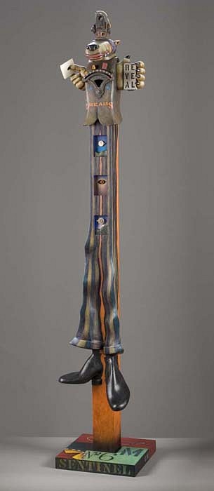 Markus Pierson, The Dream Catcher - Ode to Dreams, 2006
Mixed Media Sculpture, 72 x 14 x 14 inches