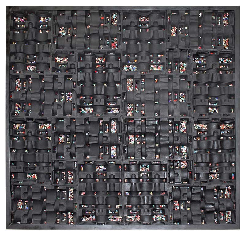 Robert Swedroe, Black Jewel Box III, 2011
Original Mixed Media, 62 x 62 inches