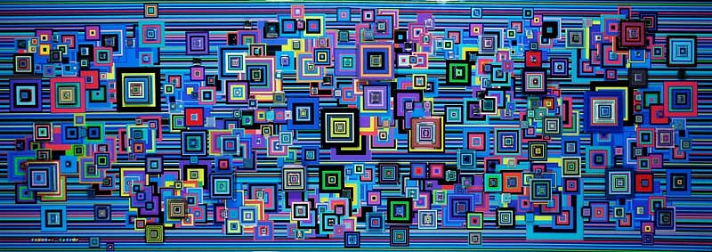 Robert Swedroe, Cyber Fantasy, 2011
Original Mixed Media, 25 x 72 inches