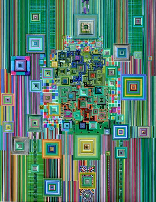 Robert Swedroe, Green Flash Drive, 2007
Original Mixed Media, 42 x 32 inches