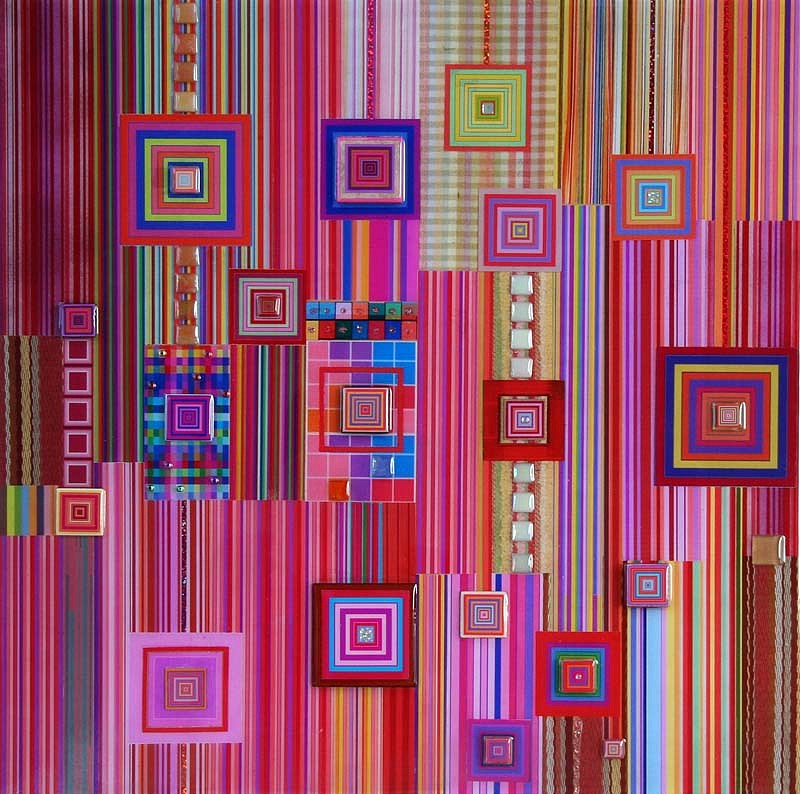 Robert Swedroe, Cyber Options, 2008
Original Mixed Media, 24 x 24 inches