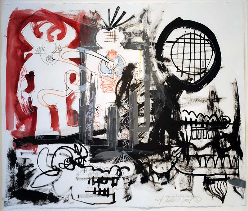 Mark T. Smith, Diagram of Life, 2010
Mixed Media on Paper, 22 x 30 inches