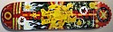 Mark T. Smith, Skate Deck: Yellow Bull
2010, Acrylic Paint, Paint Pen on Wood