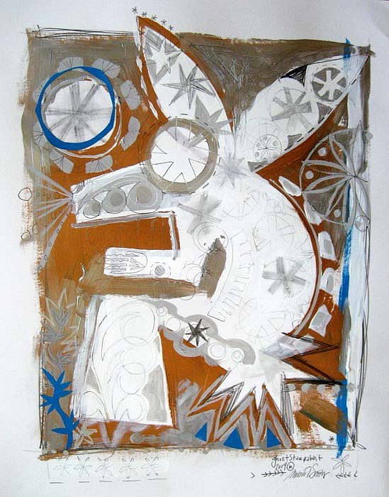 Mark T. Smith, Ghost Star Rabbit, 2009
Mixed Media on Paper, 30 x 22 inches