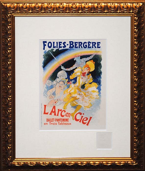 Jules Chéret, L'Arc En Ciel, 1896
Original Lithograph from "Maitres de l'Affiche" Series, 15 3/4 x 11 3/8 inches