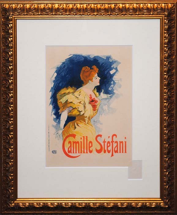 Jules Chéret, Camille Stefani, 1896
Original Lithograph from "Maitres de l'Affiche" Series, 15 3/4 x 11 3/8 inches
