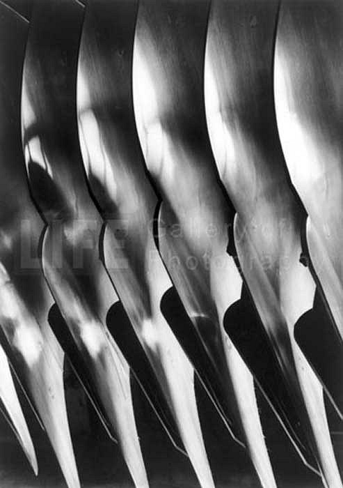Margaret Bourke-White, Plow Blades, Oliver Chilled Plow Co, 1930
Silver Gelatin Print, 20 x 16 inches