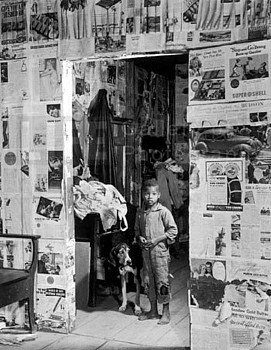 Margaret Bourke-White -&nbsp;Margaret Bourke-White Little Boy with Hound Dog