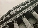 Margaret Bourke-White, View of Columns and Sculpted Frieze, Entrace of US Supreme Court Building
1937, Vintage Silver Gelatin Print