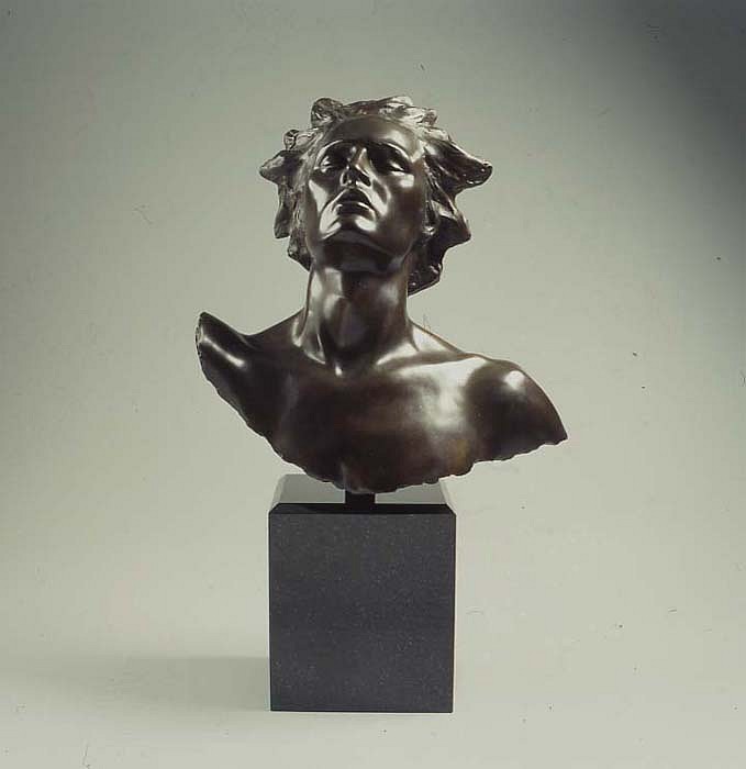Frederick Hart, Head of Male: Celebration, 2002
Bronze Sculpture, 23 3/4 x 14 3/4 x 9 1/2 inches