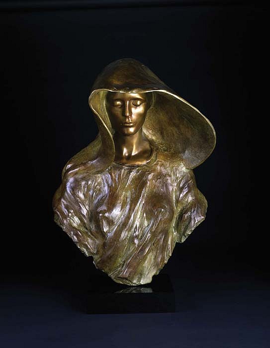 Frederick Hart, The Source: Bust, 2003
Bronze Sculpture, 26 1/2 x 18 x 13 3/4 inches