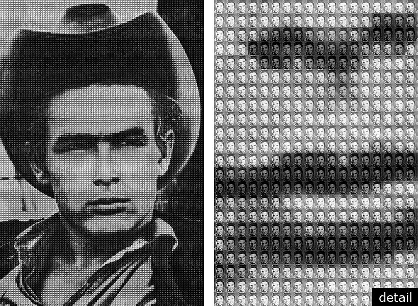 Alex G. Cao, JAMESDEAN vs ELVIS, 2009
Chromogenic Print with Dibond Plexiglass, 60 x 40 inches; 108 x 72 inches