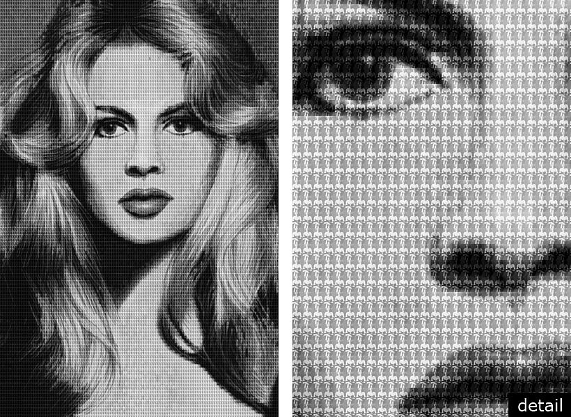 Alex G. Cao, BRIGITTEBARDOT vs CATHERINEDENEUVE, AFTER AVEDON, 2010
Chromogenic Print with Dibond Plexiglass, 60 x 40 inches; 108 x 72 inches