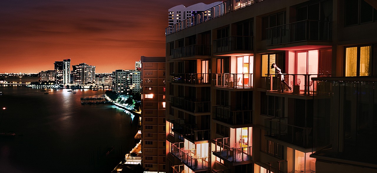 David Drebin, Miami at Night, 2009
Digital C Print, 20 x 43 1/2 inches; 30 x 65 1/4 inches; 40 x 87 inches