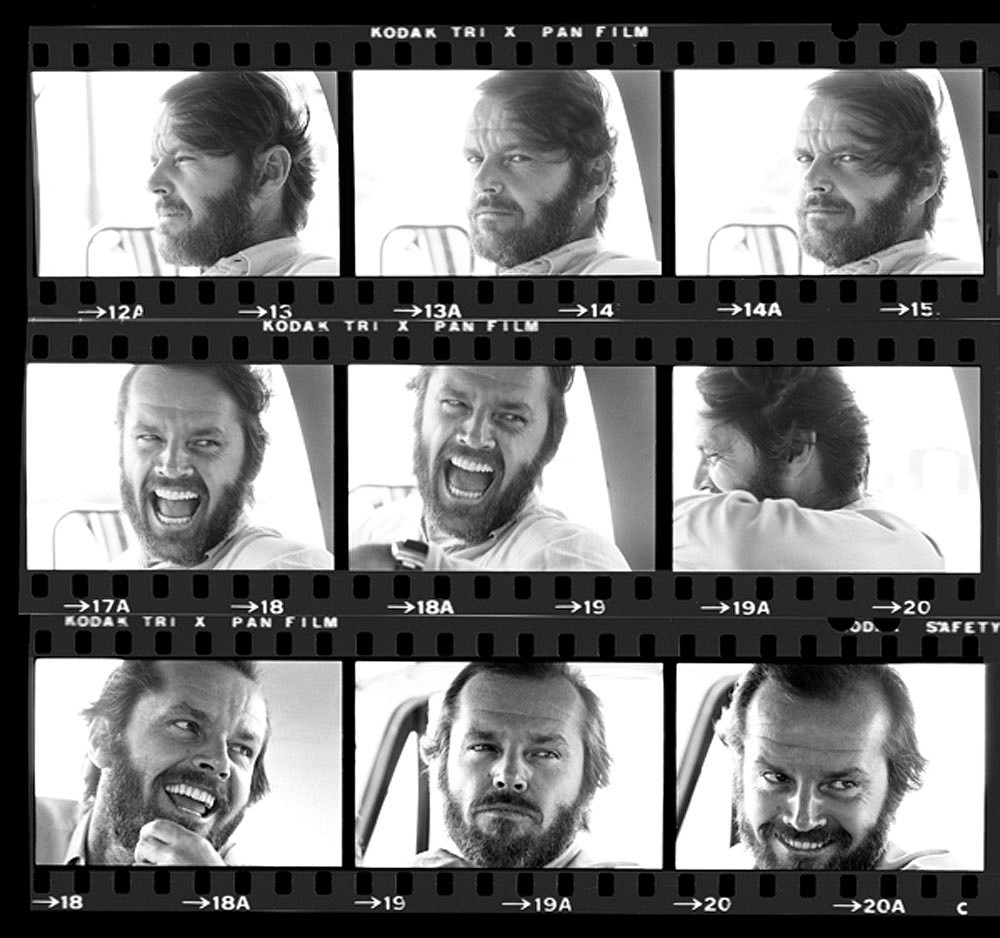 Harry Benson, Jack Nicholson Contact Sheet, Montana, 1975
Archival Pigment Print, 30 x 30 inches