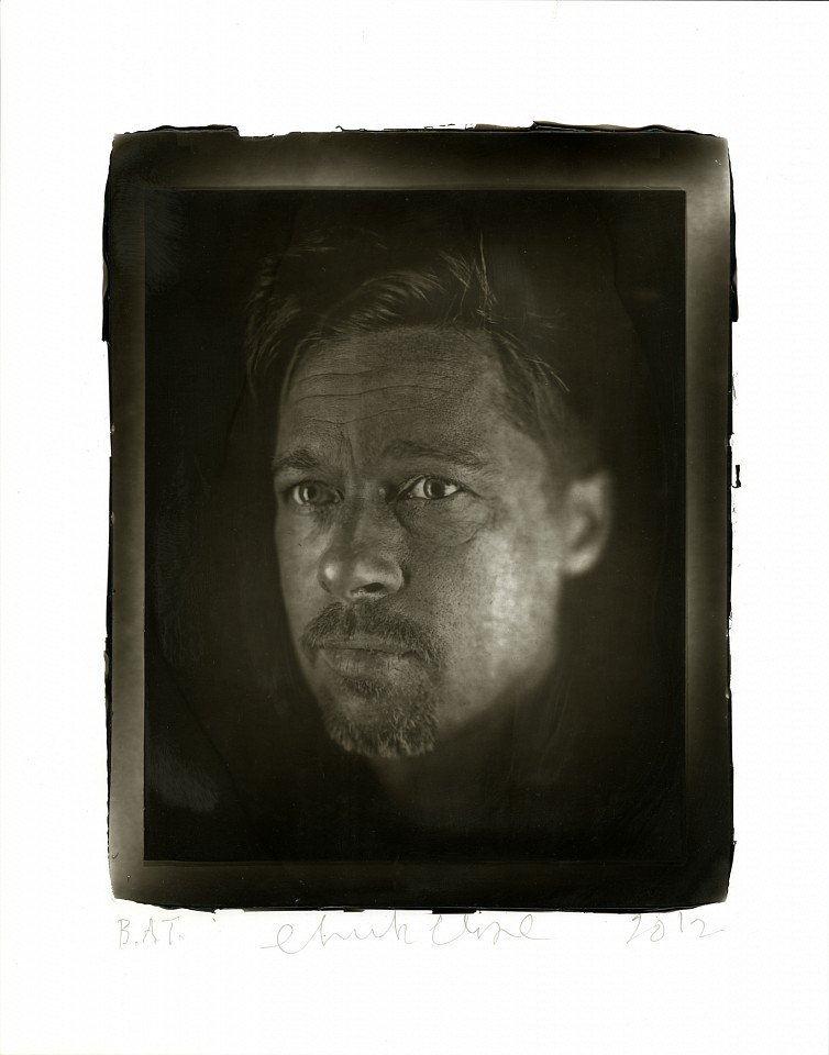 Chuck Close, Brad, 2012
Woodburytype, 14 x 11 inches