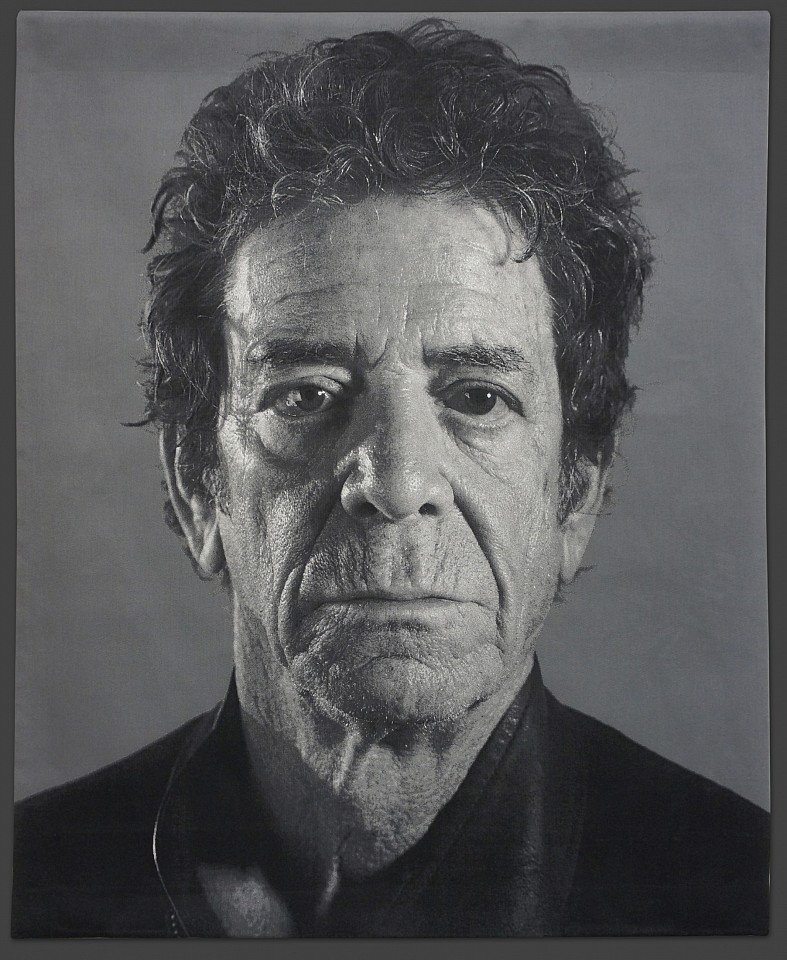 Chuck Close, Lou, 2012
Jacquard Tapestry, 93 x 78 inches