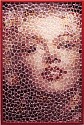 David Datuna, Eye to Eye: Marilyn
2014, Mixed Media Wall Sculpture
