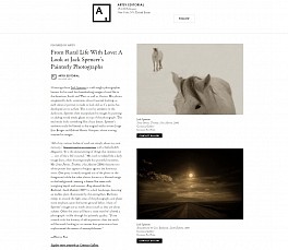 Press: From Rural Life With Love: A Look at Jack Spencer's Painterly Photographs, October 13, 2014 - Haniya Rae