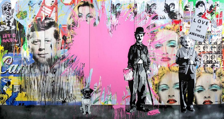 Mr. Brainwash News: Contessa Gallery: Showcasing a special presentation of Mr. Brainwash works at Art Miami 2014, December  1, 2014 - Contessa Gallery