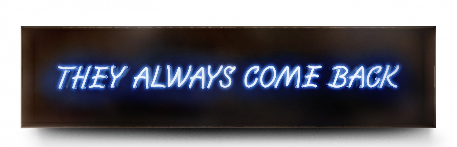 David Drebin, They Always Come Back, 2014
Neon Light Installation, 15.5 x 60.5 x 7.5 inches