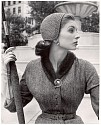 Nina Leen, Lady with Herring Bone Umbrella
1951, Vintage Silver Gelatin Print