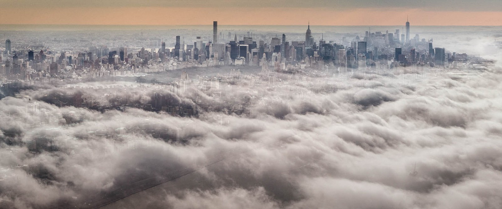 David Drebin, Above the Clouds, 2016
Digital C Print, 30 x 72 inches Also available in 20 x 48 inches and 40 x 96 inches