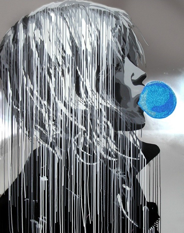Hijack, Bubble Gum Girl, 2017
57 x 45 inches