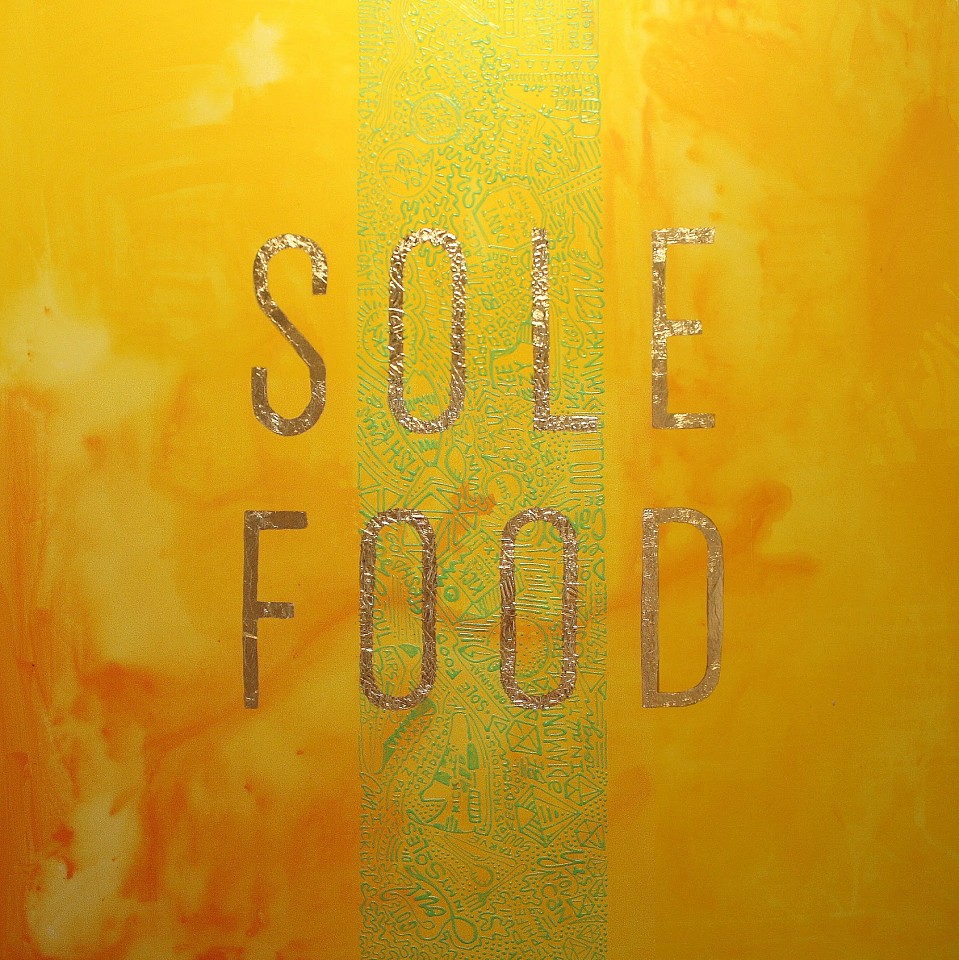 Cayla Birk ., SHOEICIDE SERIES: SOLE FOOD, 2017
48 x 48 inches