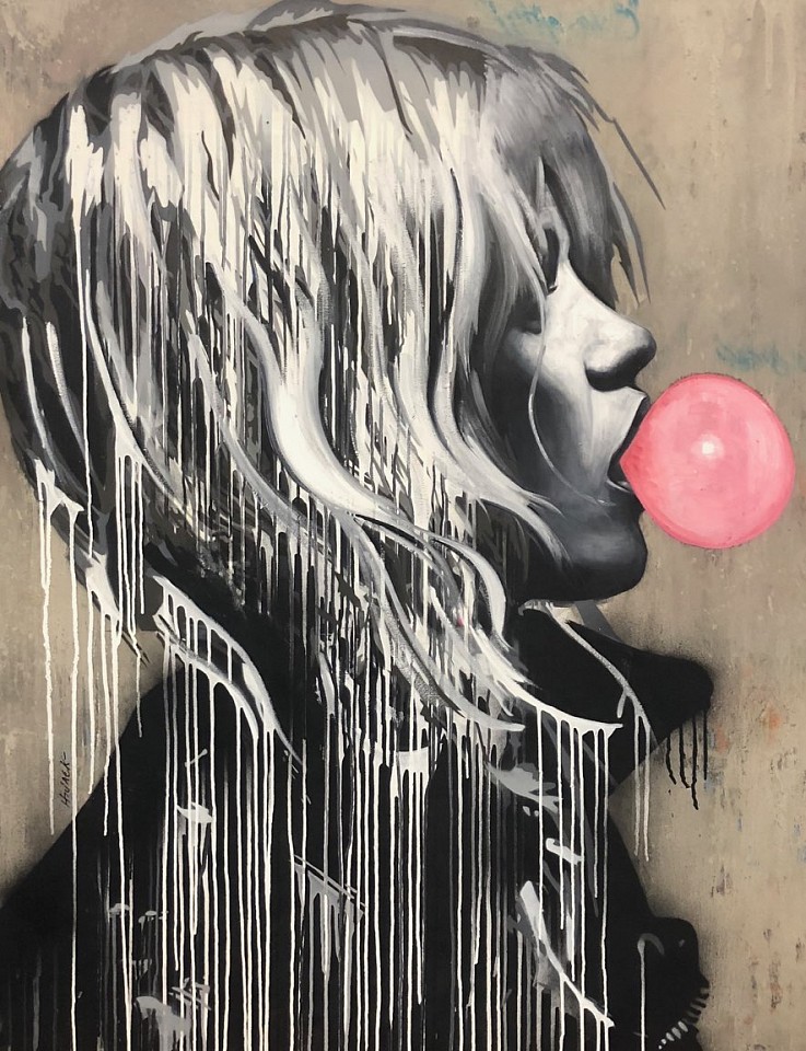 Hijack, Bubble Gum Girl, 2018
57 x 45 inches