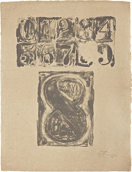 Jasper Johns - Jasper Johns 0-9: Plate 8