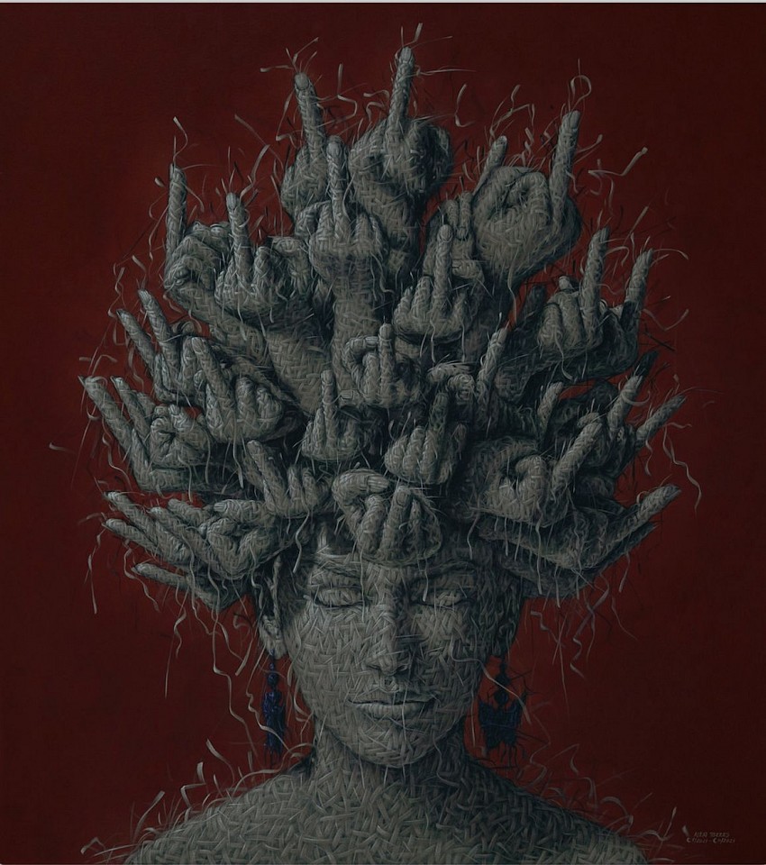 Alexi Torres, Visible Thoughts, 2021
Original Oil on Canvas, 60 x 54 in.