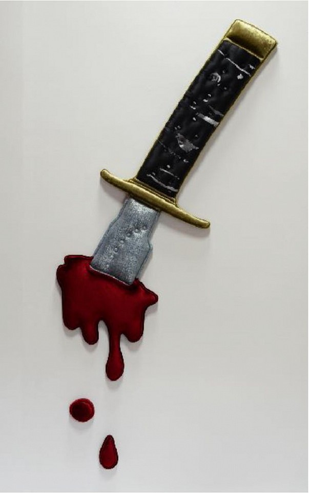 Alexi Torres, Comfortable Stab, 2020
Wall Sculpture, 75 x 36 in.