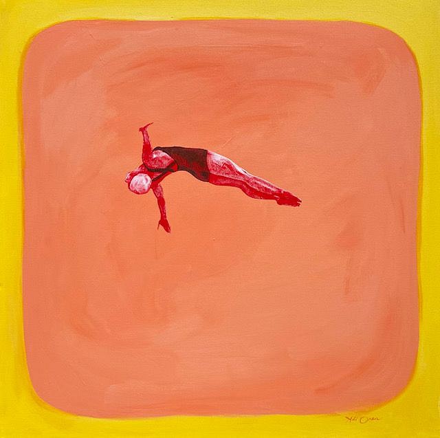 Adi Oren, Red Liberation, 2022
Acrylic on Canvas, 36 x 36 in.
