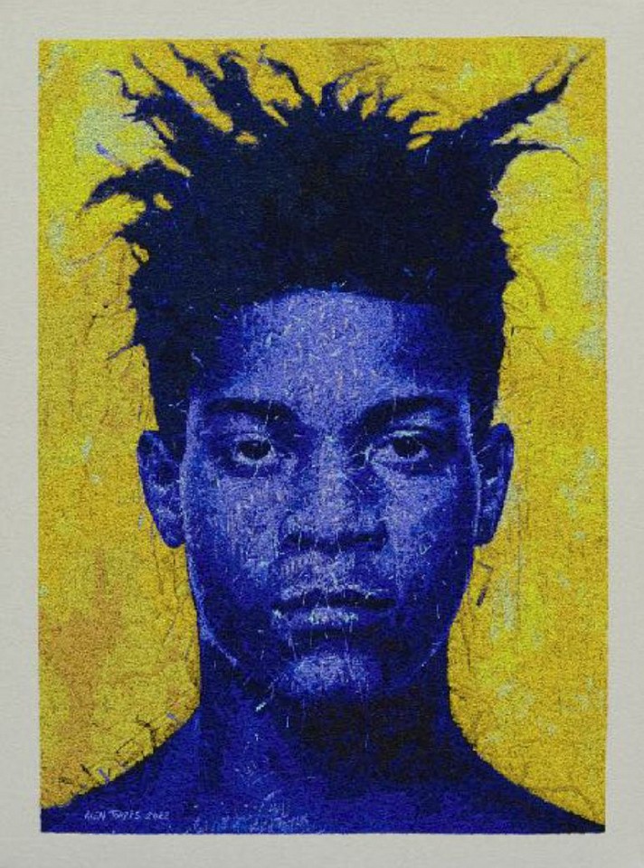 Alexi Torres, Basquiat, 2022
Thread on Canvas, 31 x 23 in.
