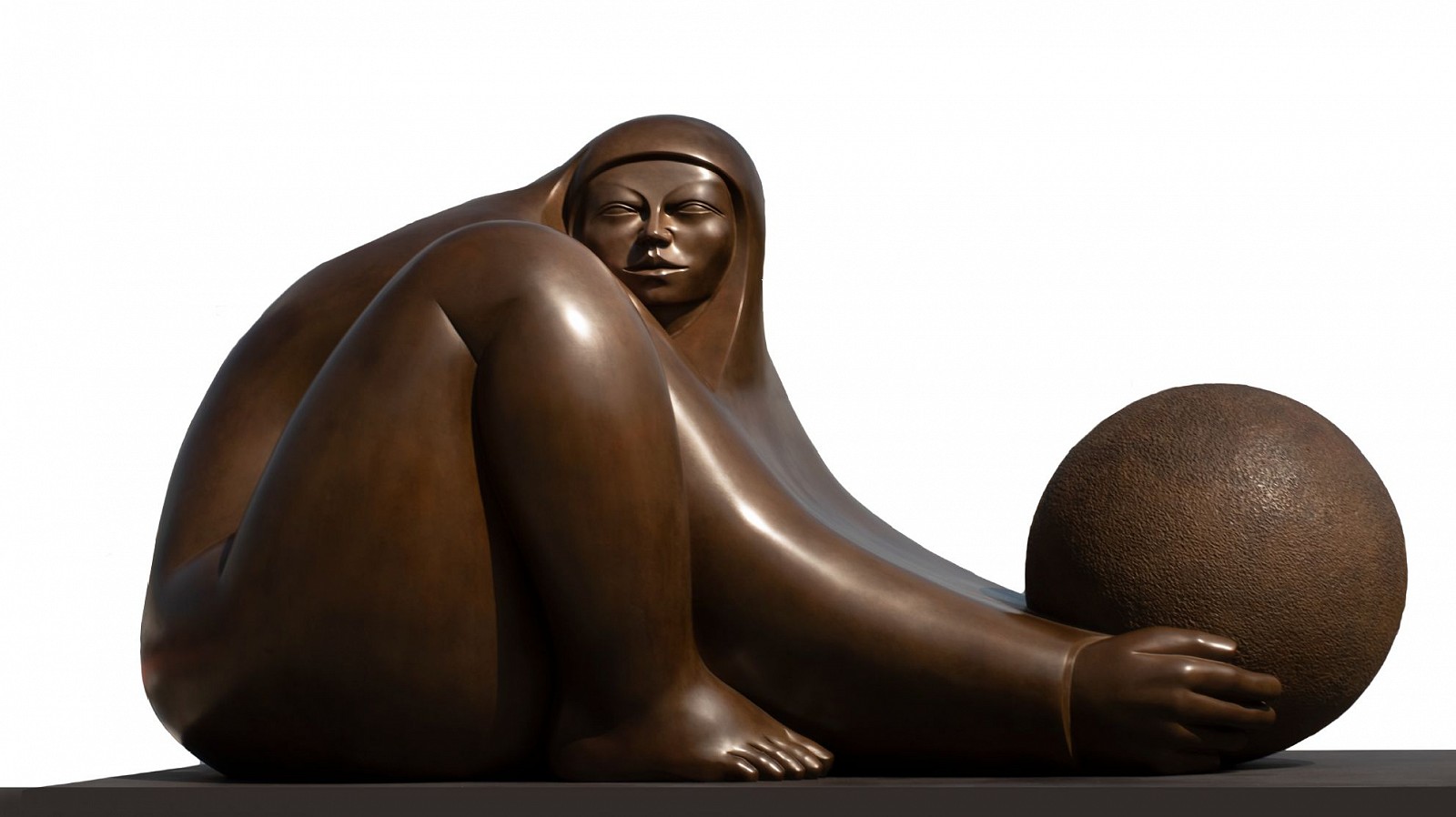 Jorge Jiménez Deredia, Arrullo
Bronze Sculpture, 51 1/8 x 94 3/8 x 57 3/8 in.