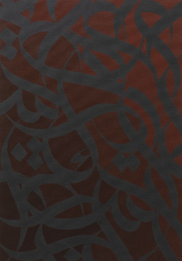 eL Seed, Secrets of Time V, 2022
Acrylic on Canvas, 39 1/4 x 27 1/2 in.