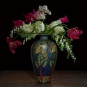 T.M. Glass, Tulips and Bleeding Hearts in a Japanese Vase
2018, Archival Pigment Print Mounted on Dibond